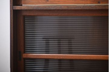 レトロ家具　昭和レトロ　古い学校の大きなアンティーク収納棚