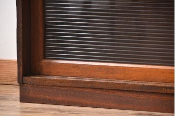 レトロ家具　昭和レトロ　古い学校の大きなアンティーク収納棚