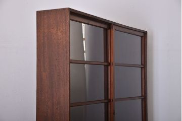 レトロ家具　昭和レトロ　古い学校の大きな収納棚(4)