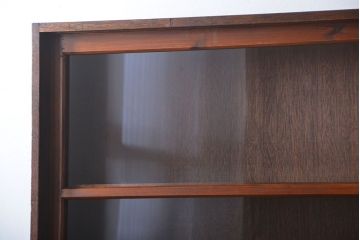 レトロ家具　昭和レトロ　古い学校の大きな収納棚(4)