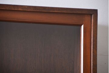 レトロ家具　昭和レトロ　古い学校の大きな収納棚(4)