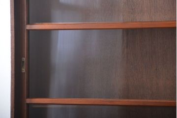 レトロ家具　昭和レトロ　古い学校の大きな収納棚(4)