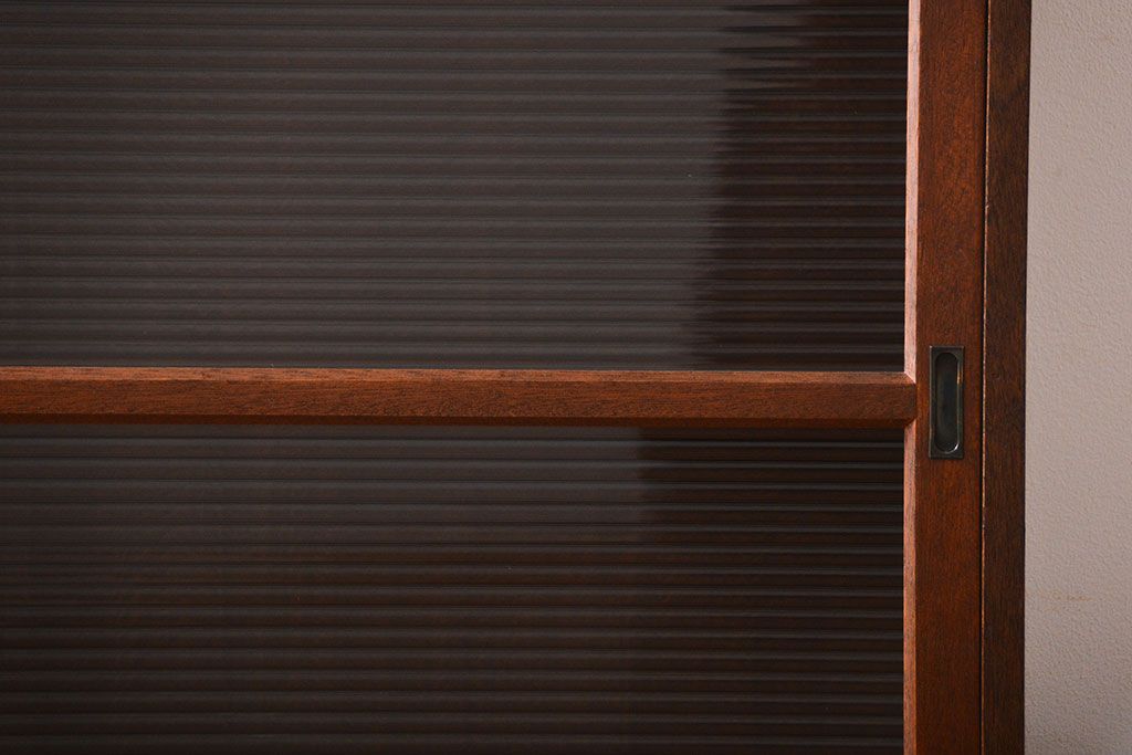 レトロ家具　昭和レトロ　古い学校の大きな収納棚(4)