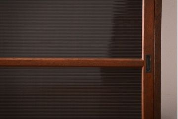 レトロ家具　昭和レトロ　古い学校の大きな収納棚(4)