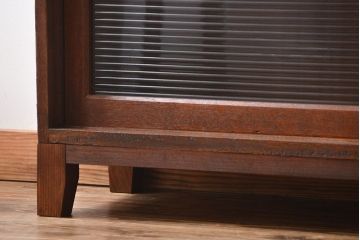 レトロ家具　昭和レトロ　古い学校の大きな収納棚(4)