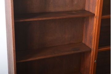 レトロ家具　昭和レトロ　古い学校の大きな収納棚(4)