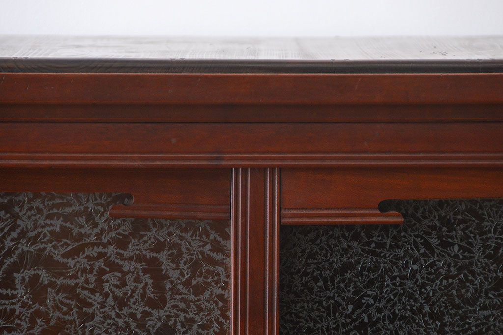 アンティーク家具　大正ロマン　お洒落なアンティーク収納棚