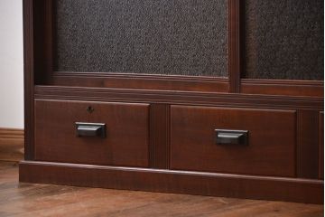 アンティーク家具　大正ロマン　お洒落なアンティーク収納棚