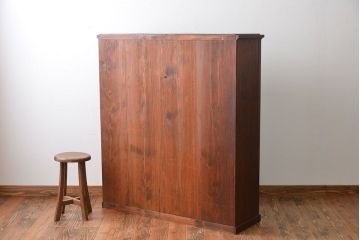 アンティーク家具　大正ロマン　お洒落なアンティーク収納棚