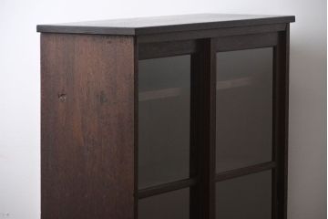 レトロ家具　昭和レトロ　引き出し2杯付き収納棚