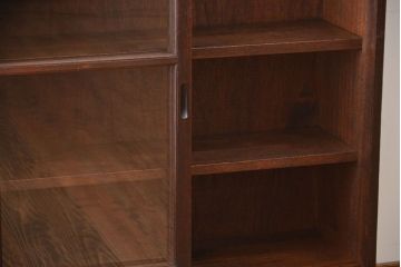 レトロ家具　昭和レトロ　引き出し2杯付き収納棚