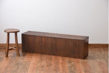 アンティーク家具　古民具・骨董　角手の12杯引き出し