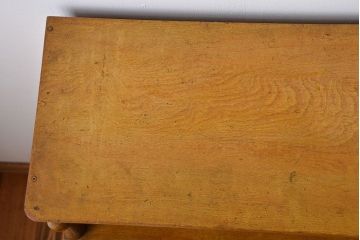 レトロ家具　昭和レトロ　ナラ材の本箱