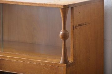 レトロ家具　昭和レトロ　ナラ材の本箱