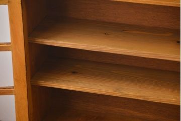 レトロ家具　昭和レトロ　ナラ材の本箱