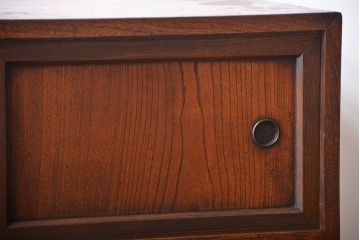 アンティーク家具　古民具・骨董　前面欅材の茶箪笥