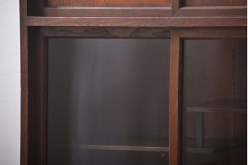 アンティーク家具　古民具・骨董　前面欅材の茶箪笥