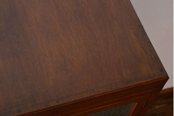 レトロ家具　昭和レトロ　収納棚付きチェスト