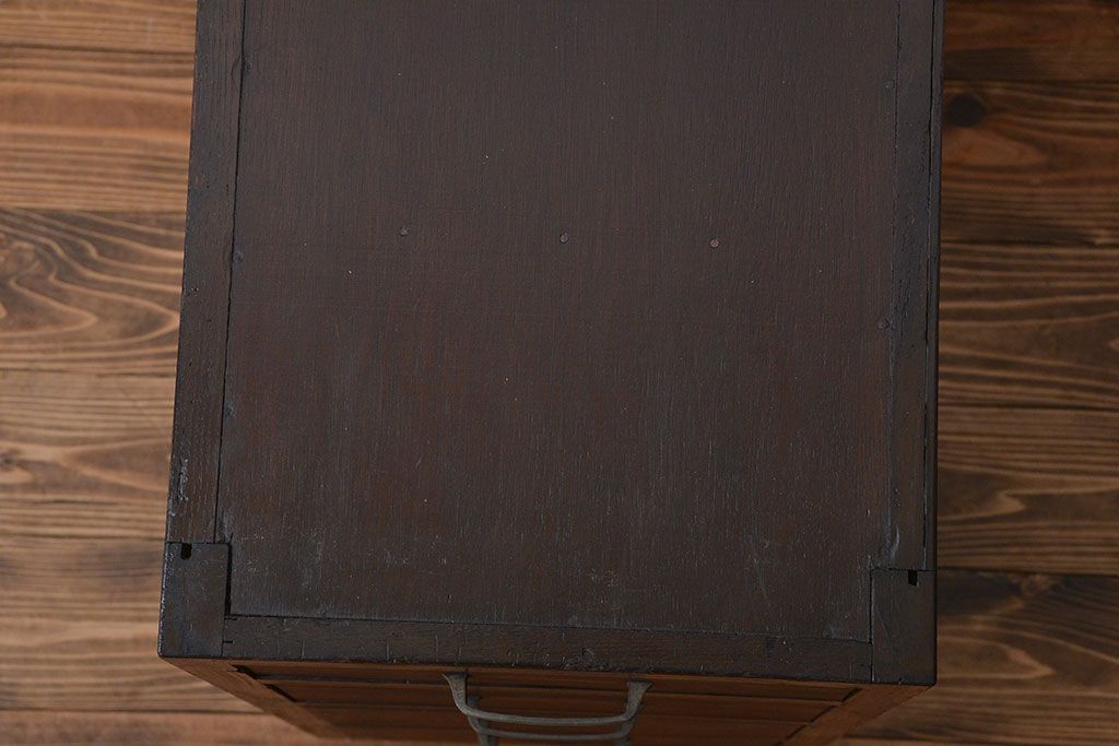 レトロ家具　昭和レトロ　シンプルで使いやすい4杯引き出し(2)