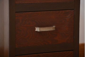 レトロ家具　昭和レトロ　シンプルで使いやすい4杯引き出し(2)