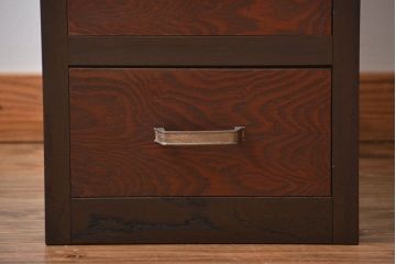 レトロ家具　昭和レトロ　シンプルで使いやすい4杯引き出し(2)