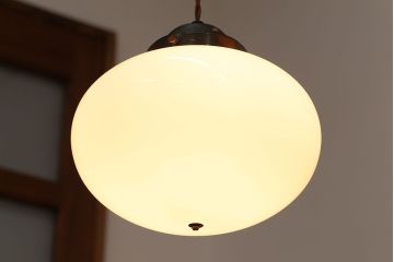 アンティーク　レトロで可愛いガラス天井照明(1)