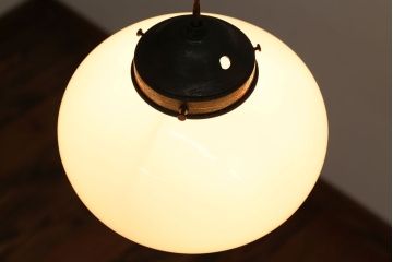 アンティーク　レトロで可愛いガラス天井照明(1)