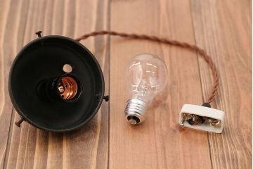 アンティーク　レトロで可愛いガラス天井照明(1)