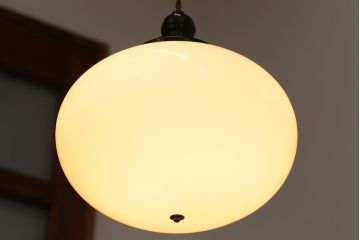 アンティーク　レトロで可愛いガラス天井照明(2)