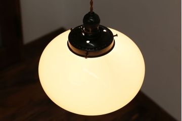 アンティーク　レトロで可愛いガラス天井照明(2)