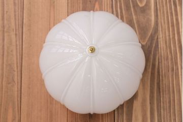 アンティーク　レトロなフォルムのガラス天井照明(2)