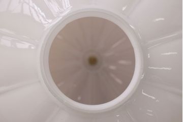 アンティーク　レトロなフォルムのガラス天井照明(2)