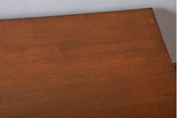 レトロ家具　昭和レトロ　ワイドで薄型の珍しい両袖机