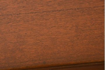 レトロ家具　昭和レトロ　ワイドで薄型の珍しい両袖机