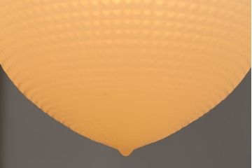 アンティーク　お洒落なフォルムのガラス天井照明