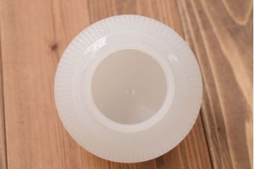 アンティーク　お洒落なフォルムのガラス天井照明