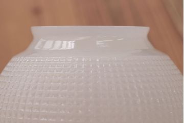 アンティーク　お洒落なフォルムのガラス天井照明