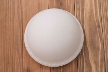 アンティーク　お洒落な陽刻ガラス天井照明