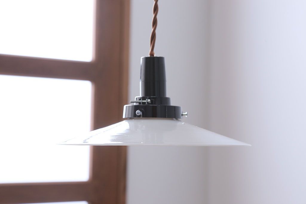 昭和レトロ　平笠天井照明(1)