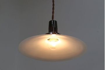 昭和レトロ　平笠天井照明(1)