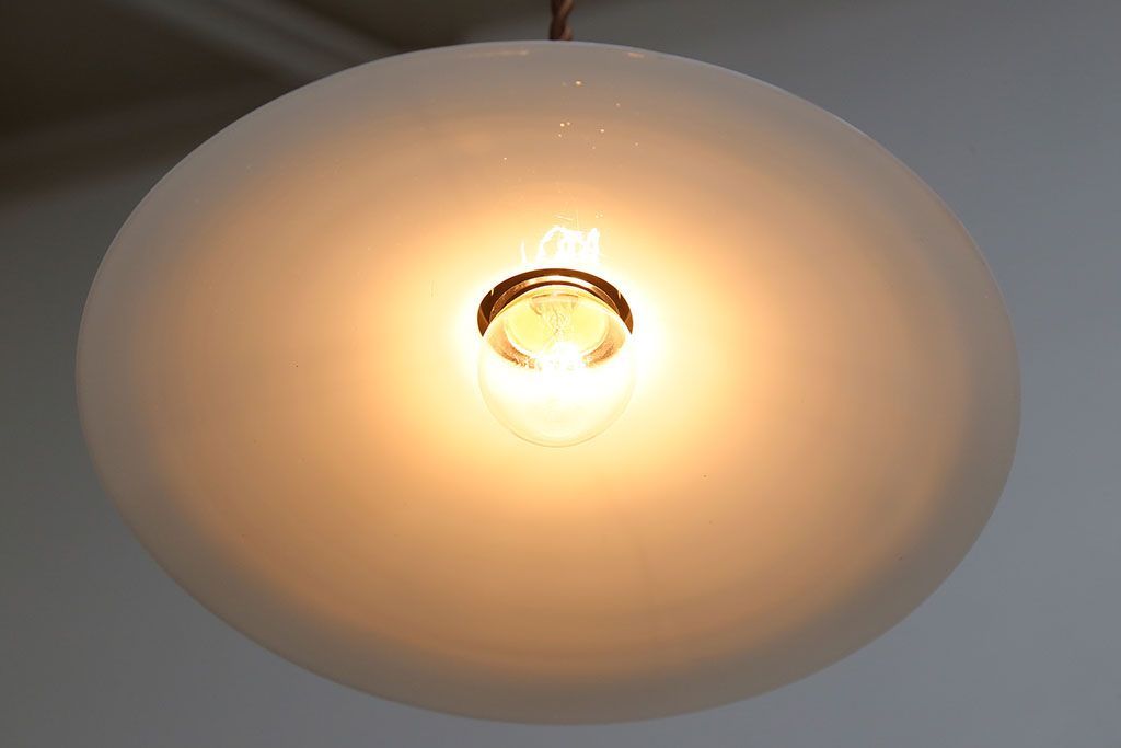昭和レトロ　平笠天井照明(1)