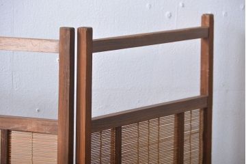  古民具・骨董　和風な衝立て(パーテーション)