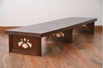 レトロ家具　昭和レトロ　折り畳み式アンティーク裁ち板(飾り台)