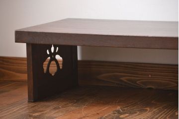 レトロ家具　昭和レトロ　折り畳み式アンティーク裁ち板(飾り台)