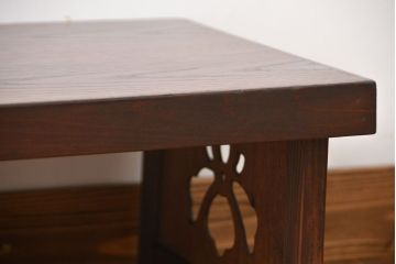 レトロ家具　昭和レトロ　折り畳み式アンティーク裁ち板(飾り台)