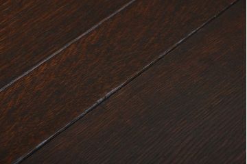アンティーク家具　イギリスアンティーク　オーク材のシンプルなドローリーフテーブル