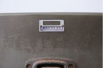 アンティーク家具　インダストリアルデザイン　アイアンのシャビーな回転椅子