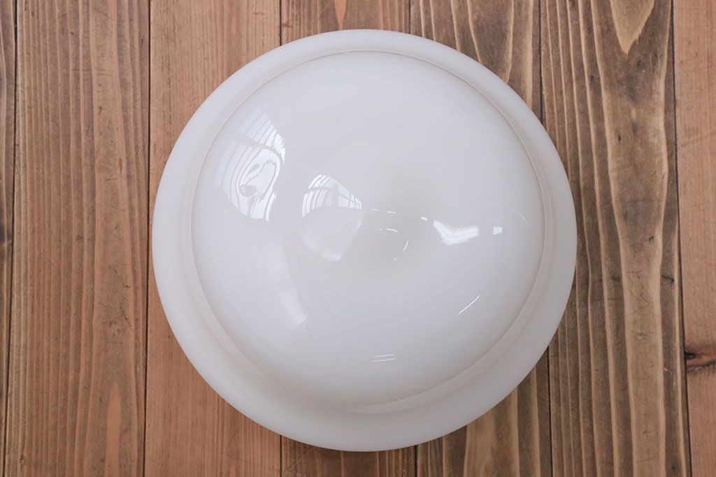 昭和レトロ　大きなかわいいガラス天井照明