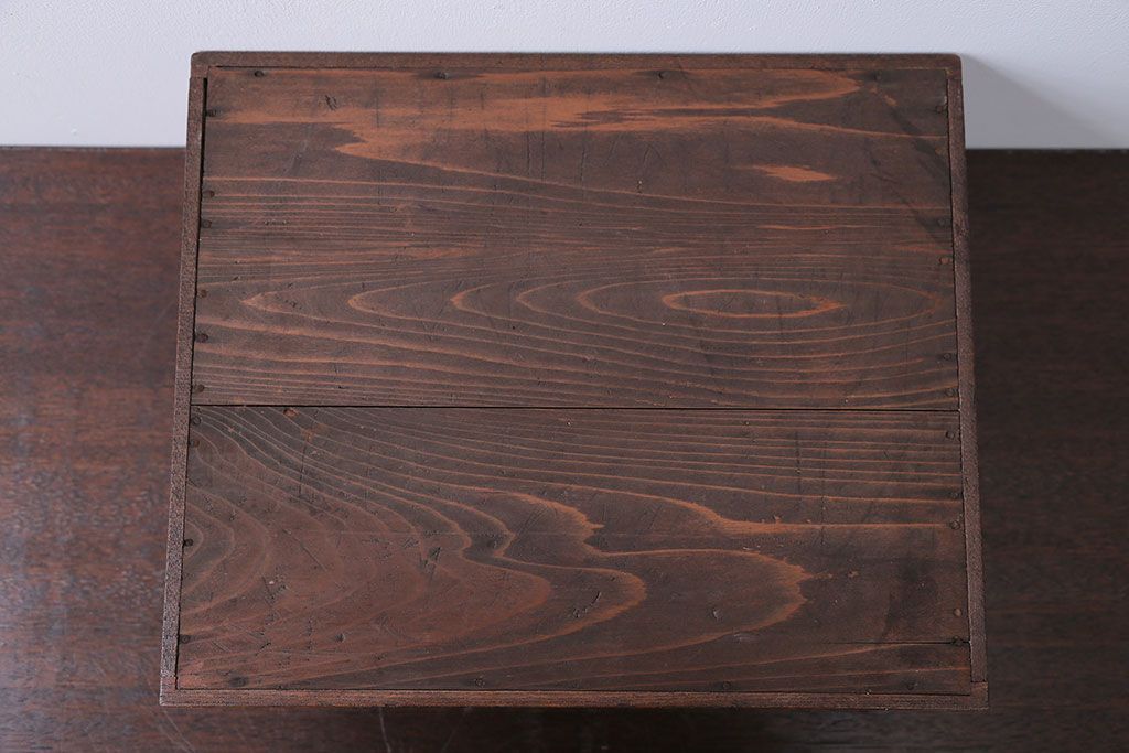 アンティーク雑貨　アンティーク　収納BOXにぴったりのお洒落な木箱