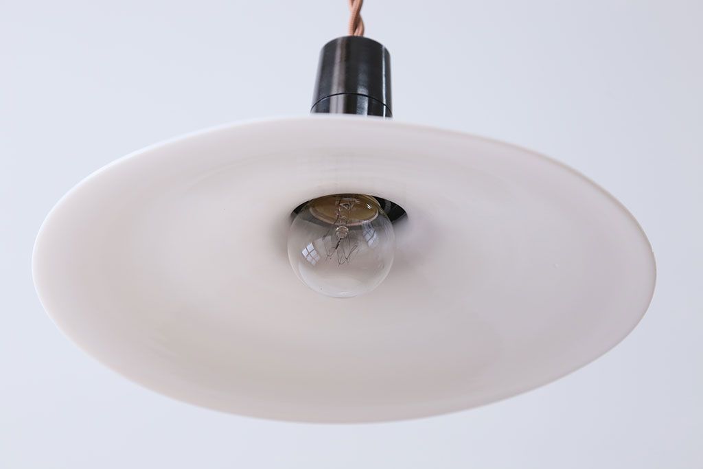 昭和レトロ　平笠天井照明(2)